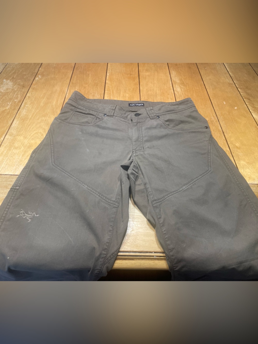Arc'teryx Men’s Charcoal Gray Cronin Pants Size 32x32 Canvas Nylon Hiking Work